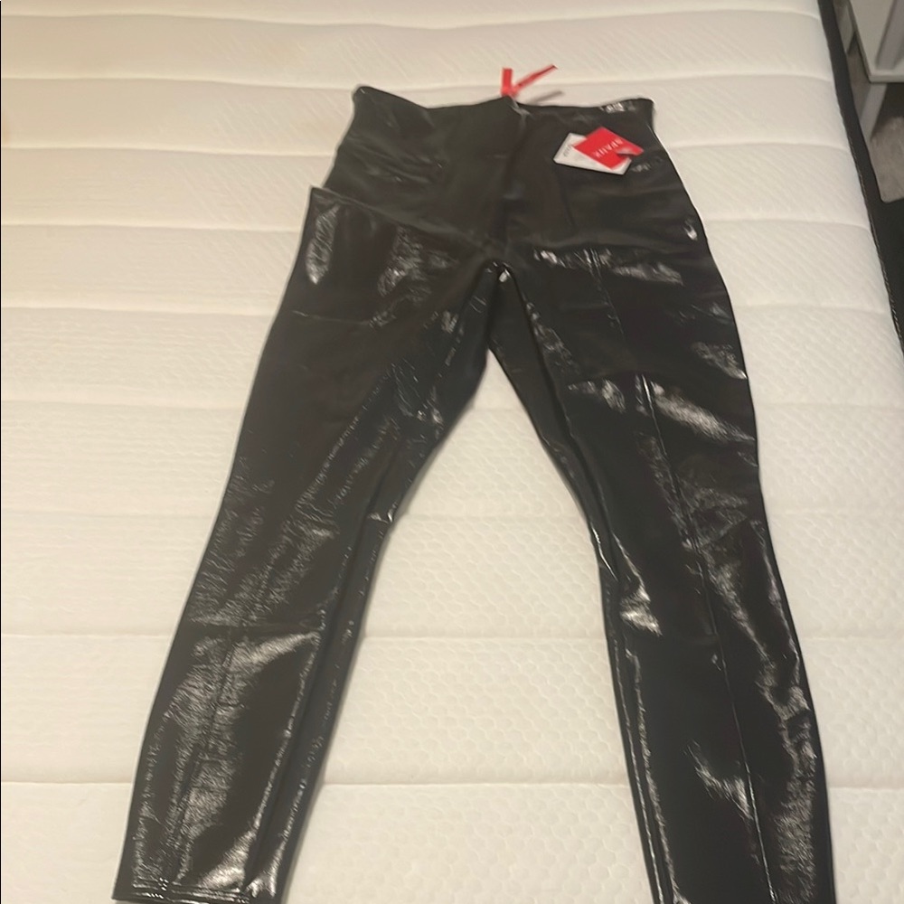 Commando Black Patent Leather Leggings
